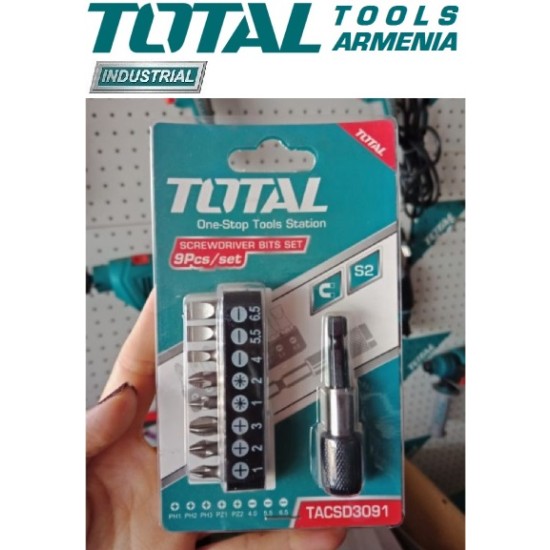 Bit set with holder 9 pcs Bit set with holder 9 pcs