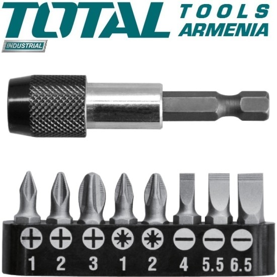 Bit set with holder 9 pcs Bit set with holder 9 pcs