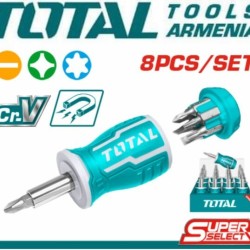 Stubby screwdriver set 8 in 1