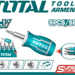 Stubby screwdriver set 8 in 1