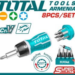 Stubby screwdriver set 8 in 1