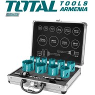 12 Pcs Bi-metal Hole Saw Set