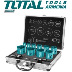 12 Pcs Bi-metal Hole Saw Set