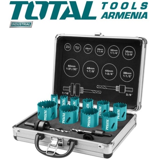 12 Pcs Bi-metal Hole Saw Set 12 Pcs Bi-metal Hole Saw Set