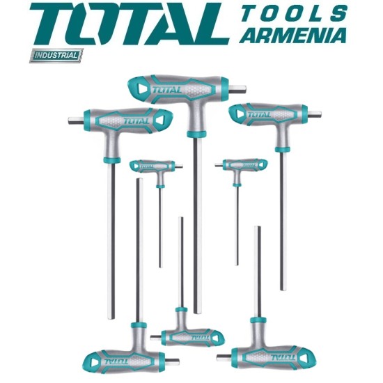 T-handle Hex key set, 8 pcs
