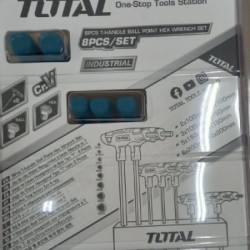 T-handle ball point Hex key set, 8 pcs