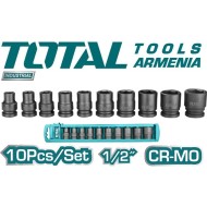 10pcs impact socket set 1/2inch