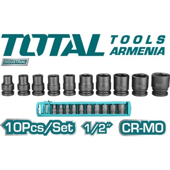 10pcs impact socket set 1/2inch
