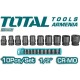10pcs impact socket set 1/2inch