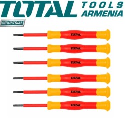Insulated precision screwdriver set 6 pcs.