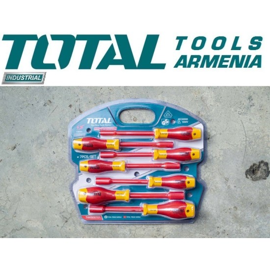 Insulated socket head screwdriver set 7pcs