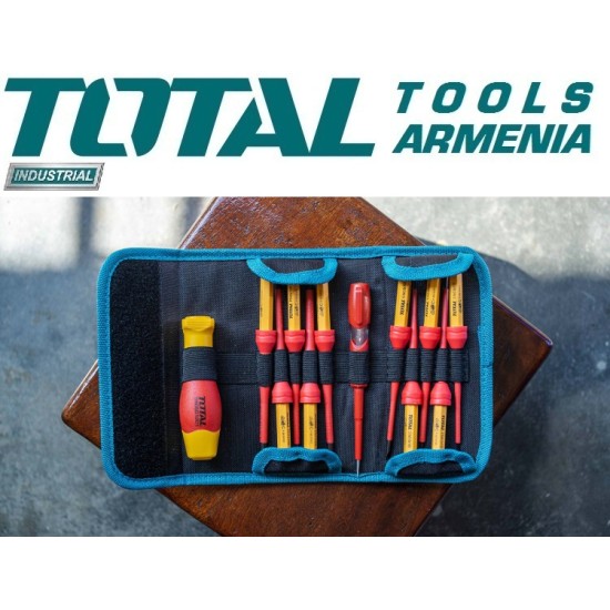 Interchangeable Insulated Screwdriver Set 12pcs