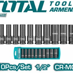 10pcs deep impact socket set 1/2inch