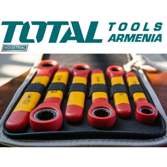 Insulated ratchet wrench set 6 pcs Insulated ratchet wrench set 6 pcs
