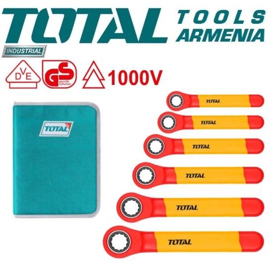 Insulated ratchet wrench set 6 pcs Insulated ratchet wrench set 6 pcs