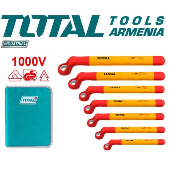 Insulated ring wrench set 7 pcs Insulated ring wrench set 7 pcs