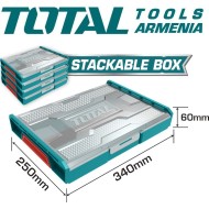 Stationary plastic box