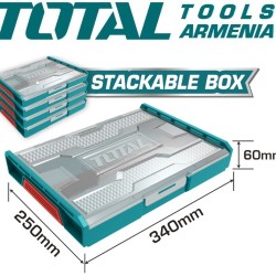Stationary plastic box
