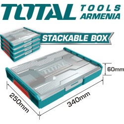 Stationary plastic box