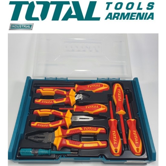 A set of dielectric tools up to 1000V 9pcs.