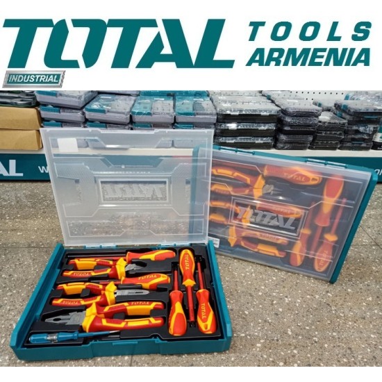 A set of dielectric tools up to 1000V 9pcs.