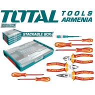 A set of dielectric tools up to 1000V 9pcs.