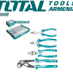 High strength leverage pliers set, 4 pcs.
