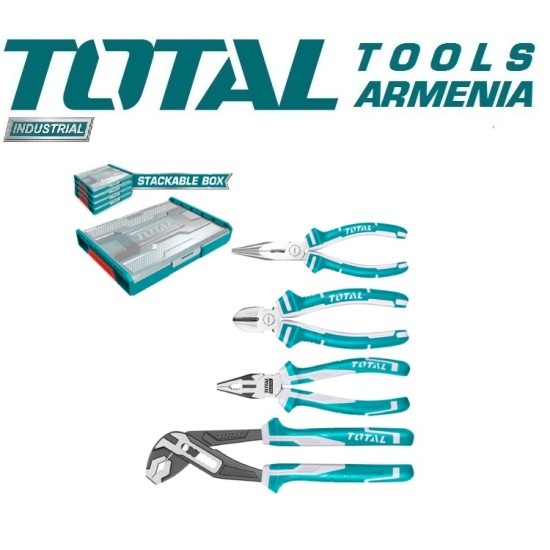 High strength leverage pliers set, 4 pcs. High strength leverage pliers set, 4 pcs.