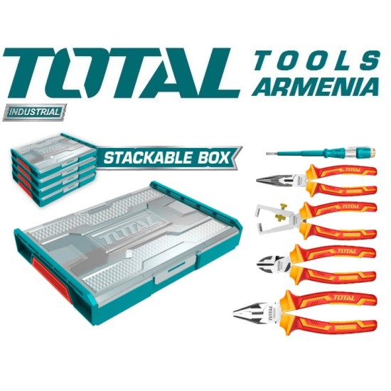 A set of dielectric tools up to 1000V 5pcs. A set of dielectric tools up to 1000V 5pcs.