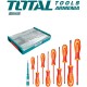 A set of dielectric screwdrivers up to 1000V 10pcs. A set of dielectric screwdrivers up to 1000V 10pcs.