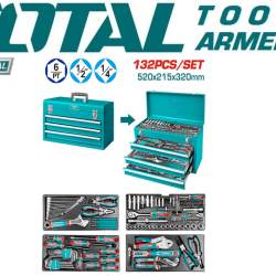 Tool set in a box 132 pieces