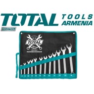 Combination wrench set 12pcs