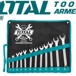 Combination wrench set 12pcs