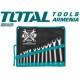 Combination wrench set 12pcs