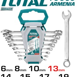Combination ratchet wrench set