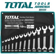 Set of open-end wrenches 12pcs