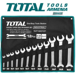 Set of open-end wrenches 12pcs