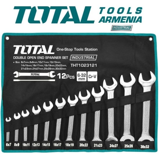 Set of open-end wrenches 12pcs Set of open-end wrenches 12pcs