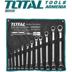 Set of ring spanner wrenches 12pcs.