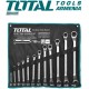 Set of ring spanner wrenches 12pcs.