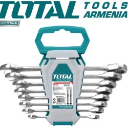 Combination ratchet wrench set
