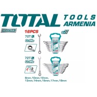 Ratchet wrench set 16pcs