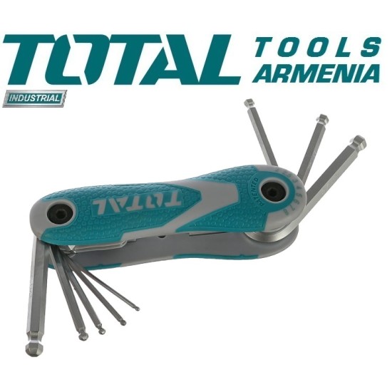 Folding set of pall point hex keys 8pcs. Folding set of pall point hex keys 8pcs.