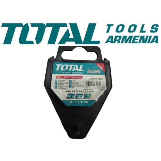 Folding set of pall point hex keys 8pcs. Folding set of pall point hex keys 8pcs.