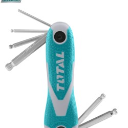 Folding set of pall point hex keys 8pcs.