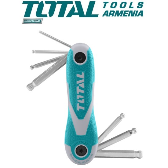 Folding set of pall point hex keys 8pcs. Folding set of pall point hex keys 8pcs.