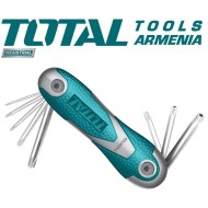 Folding set of TORX keys 8pcs.