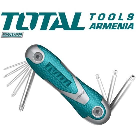 Folding set of TORX keys 8pcs.