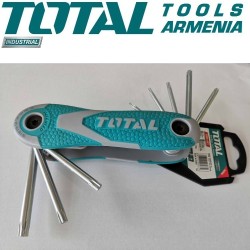 Folding set of TORX keys 8pcs.