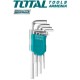 Hex key set, 9 pcs